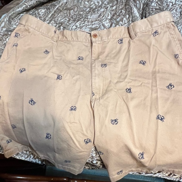 Izod Tan Men’s Size 44 Shorts with Navy Print NWOT - Picture 5 of 5